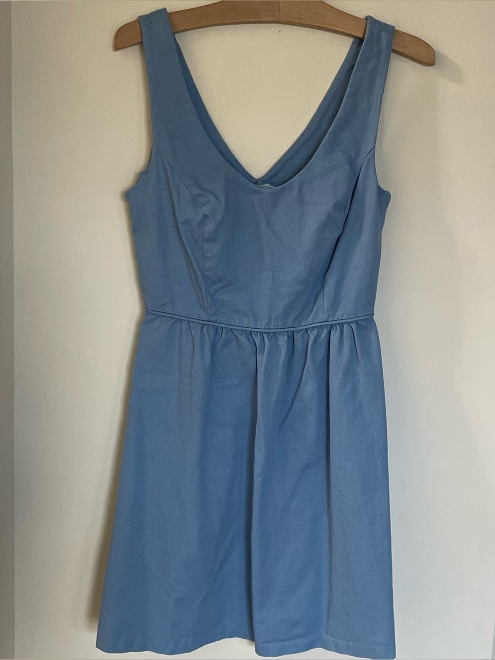 Kimchi Blue Light Blue pockets Sleeveless Mini Dress